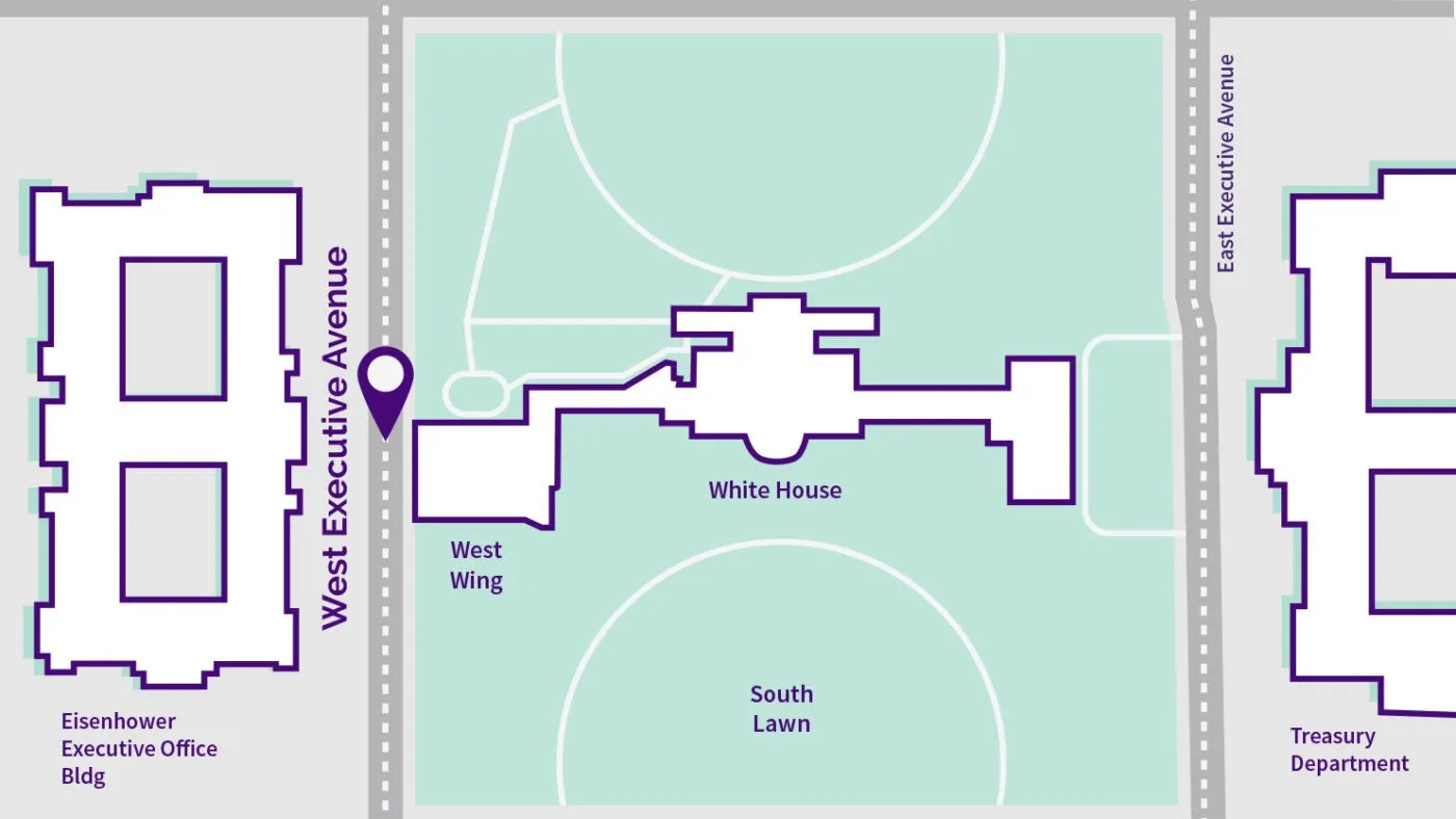 map-final A map of West Exec Avenue and the buildings nearby